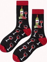 Sukat lahjapakkauksessa, Wine hinta ja tiedot | Hauskat sukat | hobbyhall.fi