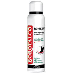 Borotalco Invisible Deodorant Spray 150 ml hinta ja tiedot | Deodorantit | hobbyhall.fi