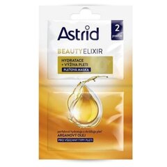 Astrid Kosteuttava ja ravitseva naamio Beauty Elixir 2 x 8 ml hinta ja tiedot | Kasvonaamiot ja silmänalusaamiot | hobbyhall.fi