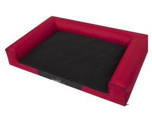 Peti Hobbydog Victoria Exclusive L, punainen/musta, 80 x 55 cm hinta ja tiedot | Pedit ja pesät | hobbyhall.fi