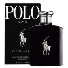 Hajuvesi Ralph Lauren Polo Black EDT miehille, 200 ml hinta ja tiedot | Miesten hajuvedet | hobbyhall.fi