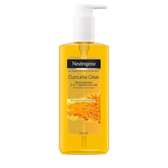 Miselligeeli Neutrogena Curcuma Clear, 200ml hinta ja tiedot | Kasvojen puhdistusaineet | hobbyhall.fi