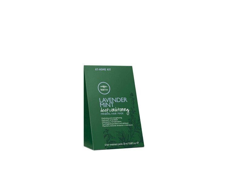 Hiusnaamio Paul Mitchell Tea Tree Lavender Mint Deep Conditioning Mineral Hiusnaamio 6 x 20 ml hinta ja tiedot | Naamiot, öljyt ja seerumit | hobbyhall.fi