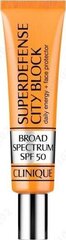 Suojaava aurinkovoide kasvoille Clinique Superdefense City Block SPF 50, 40 ml hinta ja tiedot | Aurinkovoiteet | hobbyhall.fi