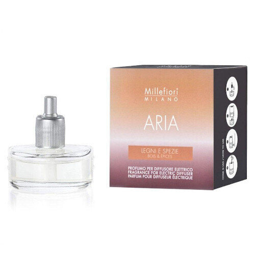 Täyttö Aria diffuusorille Millefiori Milano Electric Refill Wood and Spices, 20 ml hinta ja tiedot | Huonetuoksut | hobbyhall.fi