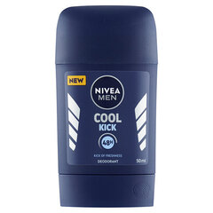 Deodorantti Nivea Cool Kick miehille, 50 ml hinta ja tiedot | Deodorantit | hobbyhall.fi