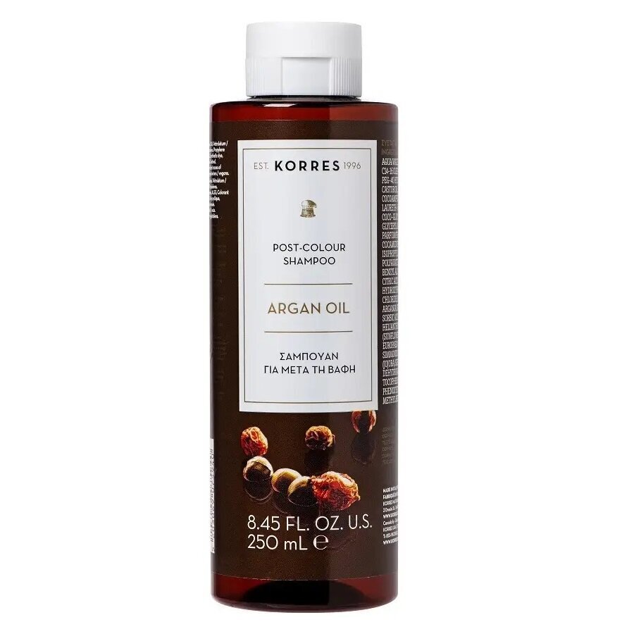 Shampoo värjätyille hiuksille Korres, 250ml hinta ja tiedot | Shampoot | hobbyhall.fi