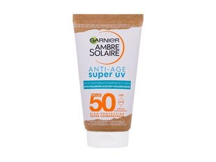 Aurinkovoide kasvoille Garnier Ambre Solaire Anti-Age Super UV SPF50, 50 ml hinta ja tiedot | Aurinkovoiteet | hobbyhall.fi