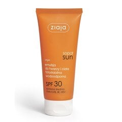 Auringolta suojaava emulsio Ziaja Sopot Sun SPF30, 100 ml hinta ja tiedot | Aurinkovoiteet | hobbyhall.fi