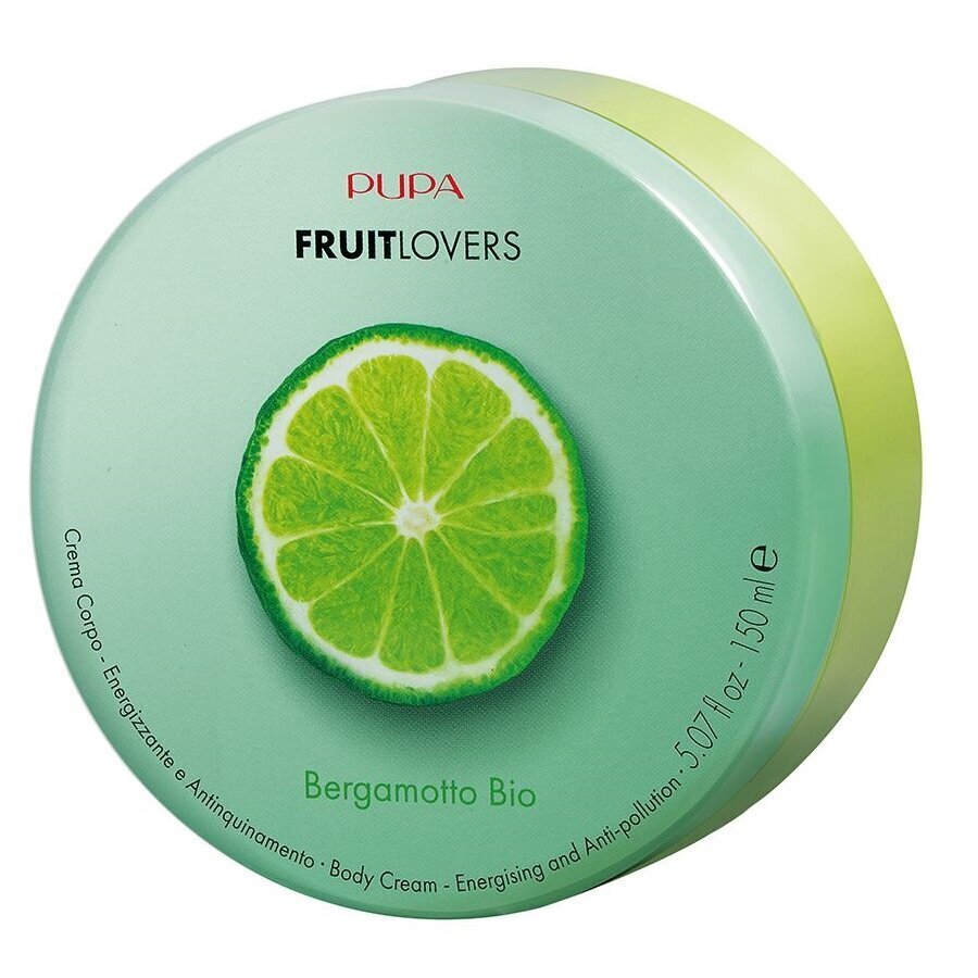 Vartalovoide Pupa Milano Fruit Lovers Body Cream Bergamotti, 150 ml hinta ja tiedot | Vartalovoiteet ja -emulsiot | hobbyhall.fi