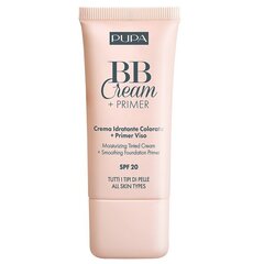 BB-voide PUPA BB Cream + Primer SPF20 002 Natural, 30 ml hinta ja tiedot | Kasvovoiteet | hobbyhall.fi