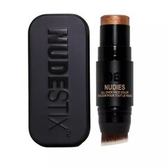 Nudestix Nudies All Over Face Glow Bronzer Ruskeasokeri, 8 g hinta ja tiedot | Aurinkopuuterit ja poskipunat | hobbyhall.fi