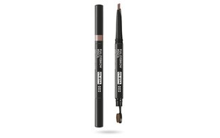 Pupa Full Eyebrow Pencil 002 Brown, 0,2 g hinta ja tiedot | Kulmavärit ja kulmakynät | hobbyhall.fi