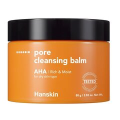 Hanskin Pore Cleansing Balm AHA, 80 g hinta ja tiedot | Kasvojen puhdistusaineet | hobbyhall.fi