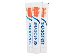 Hammastahna Sensodyne Fluoride Mild Mint, 3x75 ml hinta ja tiedot | Sensodyne Hajuvedet ja kosmetiikka | hobbyhall.fi