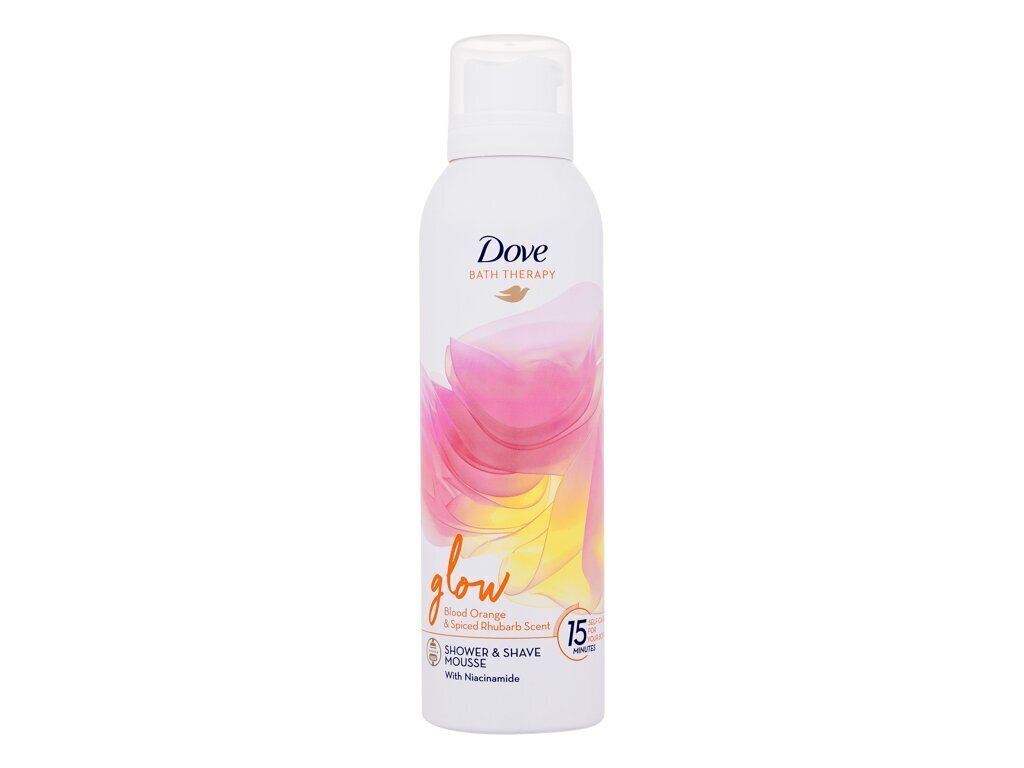 Suihku-parranajogeeli Dove Mousse Glow&Shave, 200 ml hinta ja tiedot | Suihkusaippuat ja suihkugeelit | hobbyhall.fi