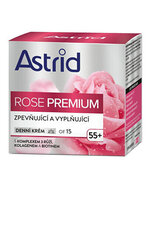 Kasvovoide Astrid OF 15 Rose Premium 55+, 50 ml hinta ja tiedot | Astrid Hajuvedet ja kosmetiikka | hobbyhall.fi