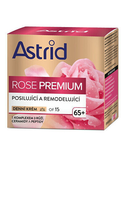 Päiväkasvovoide ikääntyvälle iholle Astrid Rose Premium 65+ SPF15, 50 ml hinta ja tiedot | Kasvovoiteet | hobbyhall.fi