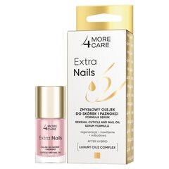 Ravitseva kynsinauhojen ja kynsien öljy More4Care Extra Nails, 10 ml hinta ja tiedot | Kynsilakat ja kynsienhoitotuotteet | hobbyhall.fi