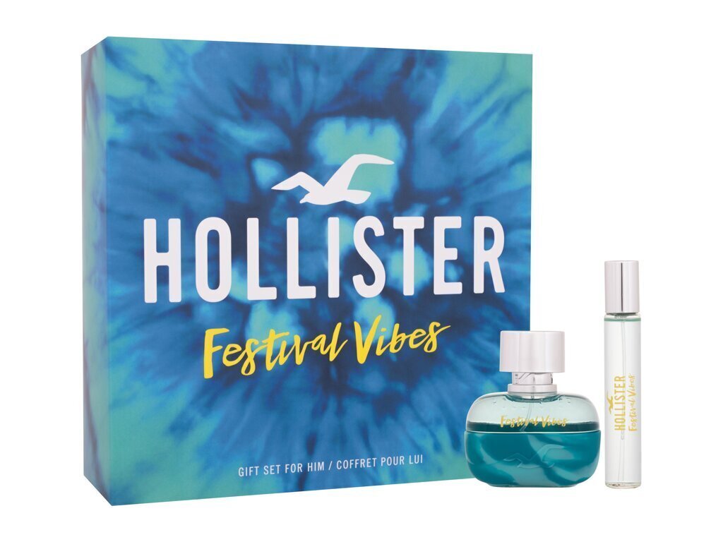 Mallisto Hollister Festival Vibes EDT miehille: 15+50 ml hinta ja tiedot | Miesten hajuvedet | hobbyhall.fi