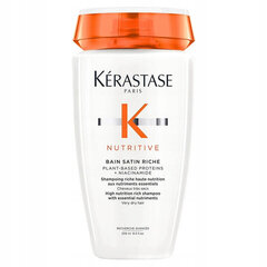 Kosteuttava shampoo Kérastase Nutritive Bain Satin Riche Shampoo, 250 ml hinta ja tiedot | Shampoot | hobbyhall.fi