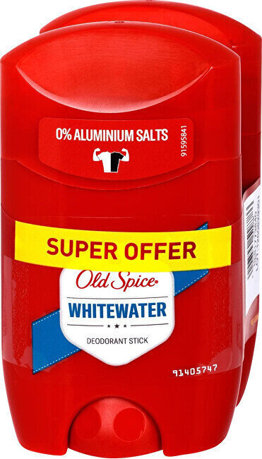 Deodoranttisarja Old Spice WhiteWater Duo, 2x50ml hinta ja tiedot | Deodorantit | hobbyhall.fi