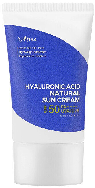 Aurinkovoide Isntree Hyaluronic Acid, SPF 50, 50ml hinta ja tiedot | Aurinkovoiteet | hobbyhall.fi
