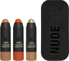 Bronzer setti Nude Stix Beachy Nudes, 3 kpl hinta ja tiedot | Aurinkopuuterit ja poskipunat | hobbyhall.fi