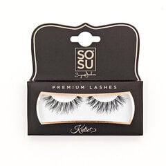 Liimatut ripset Sosu Premium Lashes hinta ja tiedot | Irtoripset ja ripsentaivuttimet | hobbyhall.fi