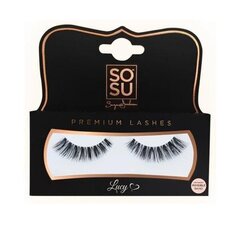 Liimatut ripset Sosu Premium Lashes hinta ja tiedot | Irtoripset ja ripsentaivuttimet | hobbyhall.fi