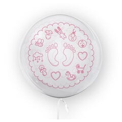 TUBAN ilmapallo juhliin, syntymäpäiville, vaaleanpunaiset jalat 45cm hinta ja tiedot | Ilmapallot | hobbyhall.fi