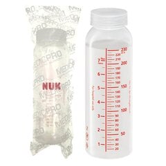 NUK MEDICPRO Kertakäyttöinen, steriili pullo PP-korkilla 230ml. hinta ja tiedot | Tuttipullot ja tarvikkeet | hobbyhall.fi