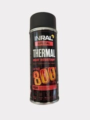 Lämmönkestävä maali, Inral Thermal, musta, 400 ml hinta ja tiedot | Maalit | hobbyhall.fi