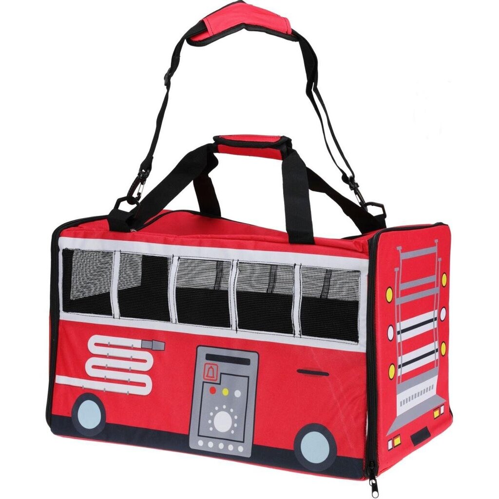 Kuljetuslaukku Koopman Bus, 52x30x32,5 cm, punainen hinta ja tiedot | Kuljetushäkit ja kuljetuslaatikot | hobbyhall.fi