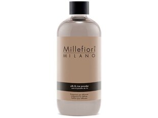 Lisäys kodin tuoksulle Millefiori Milano Silk&Rice Powder, 500 ml hinta ja tiedot | Huonetuoksut | hobbyhall.fi