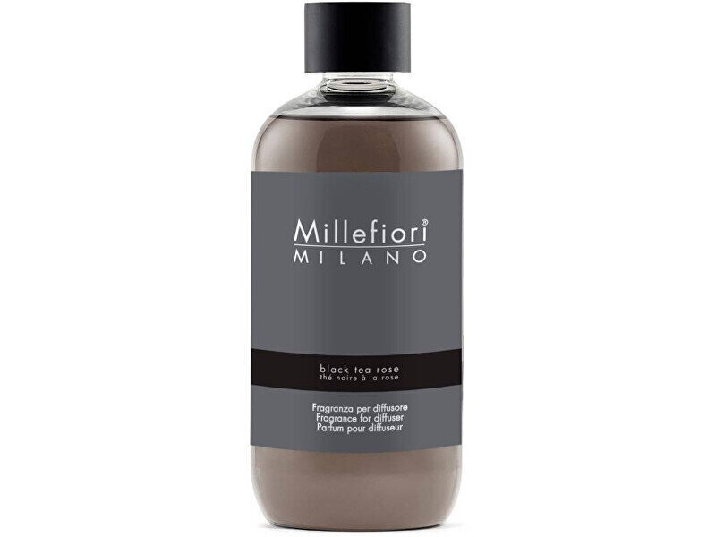 Lisäys kodin tuoksulle Millefiori Milano Black Tea Rose, 250 ml hinta ja tiedot | Huonetuoksut | hobbyhall.fi