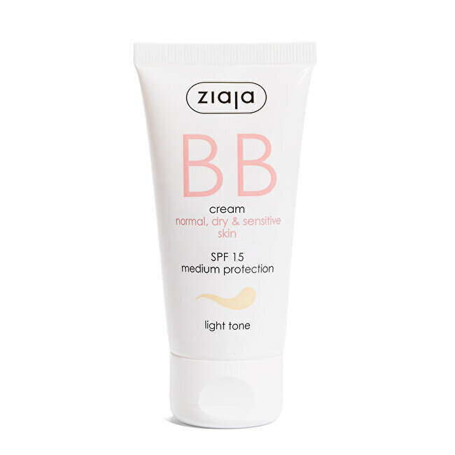 BB-voide Ziaja BB SPF15 Light Tone, 50 ml hinta ja tiedot | Kasvovoiteet | hobbyhall.fi