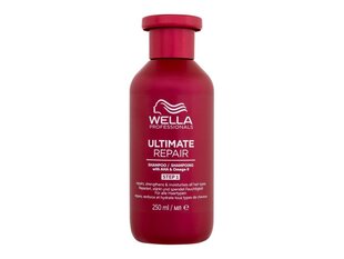 Elvyttävä shampoo hiuksille Wella Professionals Ultimate Repair, 250 ml hinta ja tiedot | Shampoot | hobbyhall.fi