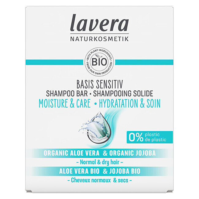 Kiinteä shampoo Lavera Moisture & Care, 50 g hinta ja tiedot | Shampoot | hobbyhall.fi