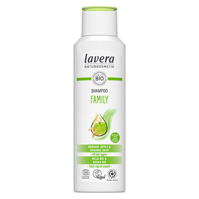 Shampoo Lavera Family, 250 ml hinta ja tiedot | Shampoot | hobbyhall.fi