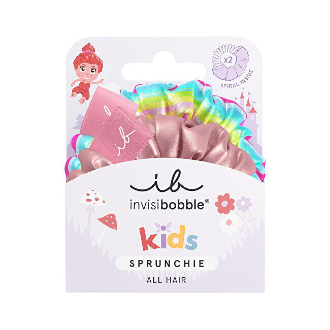 Hiuskumit Invisibobble Kids Sprunchie Slim Too Good to be Blue, 2 kpl. hinta ja tiedot | Hiustarvikkeet | hobbyhall.fi