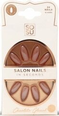 Liimakynnet Tekokynnet Chocolate Salon Nails, 24 kpl. hinta ja tiedot | Manikyyri- ja pedikyyritarvikkeet | hobbyhall.fi