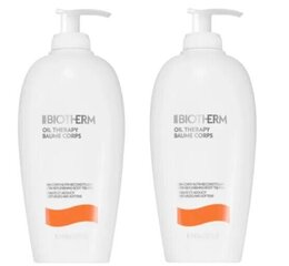 Kosteuttava vartalovoide Biotherm Oil Therapy Baume Corps Duo, 2x400 ml hinta ja tiedot | Vartalovoiteet ja -emulsiot | hobbyhall.fi