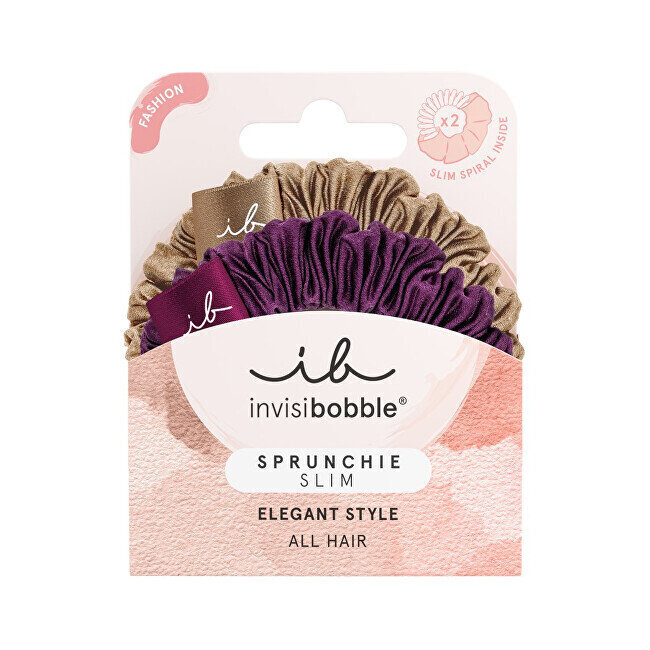 Hiusnauhat Invisibobble Sprunchie Slim The Snuggle is Real, 2 kpl. hinta ja tiedot | Hiustarvikkeet | hobbyhall.fi