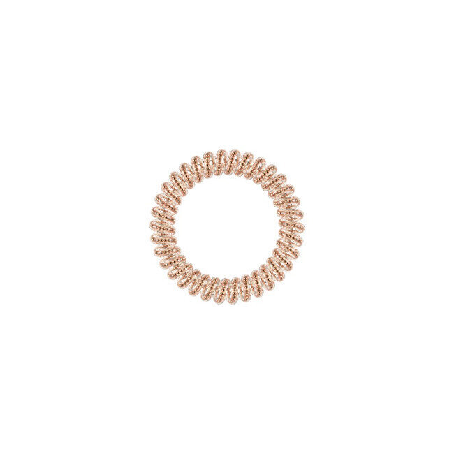 Spiraaliset hiussolmut Invisibobble Slim Of Bronze and Beads, 3 kpl. hinta ja tiedot | Hiustarvikkeet | hobbyhall.fi