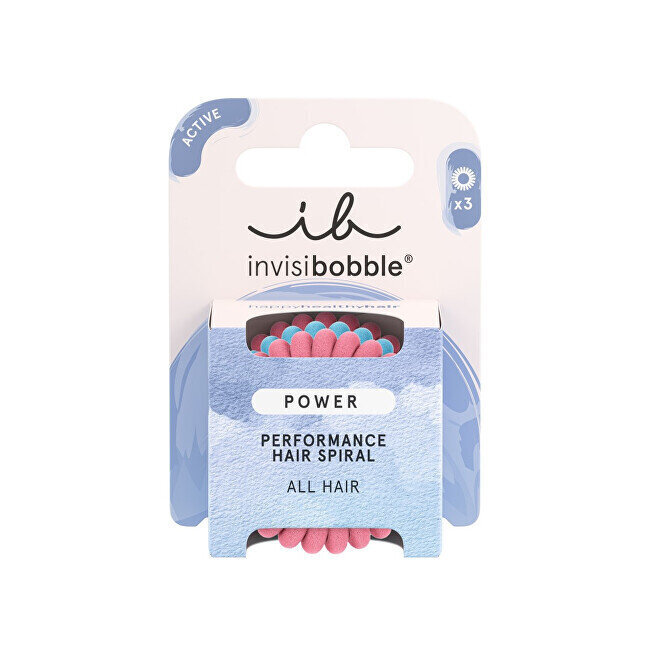 Spiraaliset hiusnauhat Invisibobble Power Rose ja Ice, 3 kpl. hinta ja tiedot | Hiustarvikkeet | hobbyhall.fi