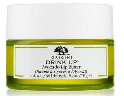 Origins Drink Up™ Nourishing Avocado Lip Butter -huulivoi, 15 g hinta ja tiedot | Huulipunat, huulikiillot ja huulirasvat | hobbyhall.fi