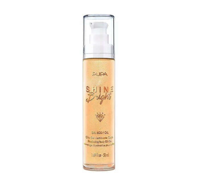 Vartaloöljy Pupa Shine Bight Gel Body Oil, 50 ml hinta ja tiedot | Vartalovoiteet ja -emulsiot | hobbyhall.fi