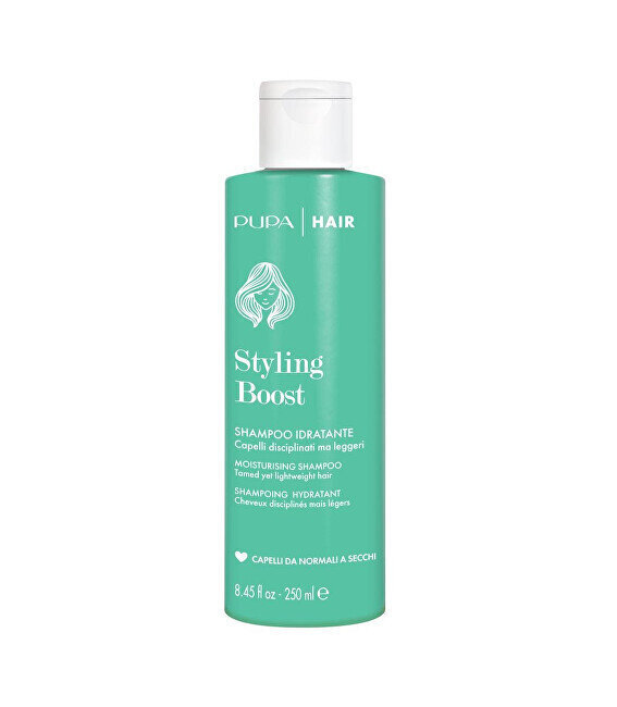 Kosteuttava shampoo Pupa Styling Boost, 250 ml hinta ja tiedot | Shampoot | hobbyhall.fi