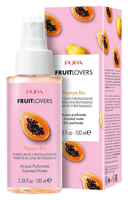 Vartalospray Pupa Milano Fruit Lovers, 002 Papaya, 100 ml hinta ja tiedot | Vartalovoiteet ja -emulsiot | hobbyhall.fi